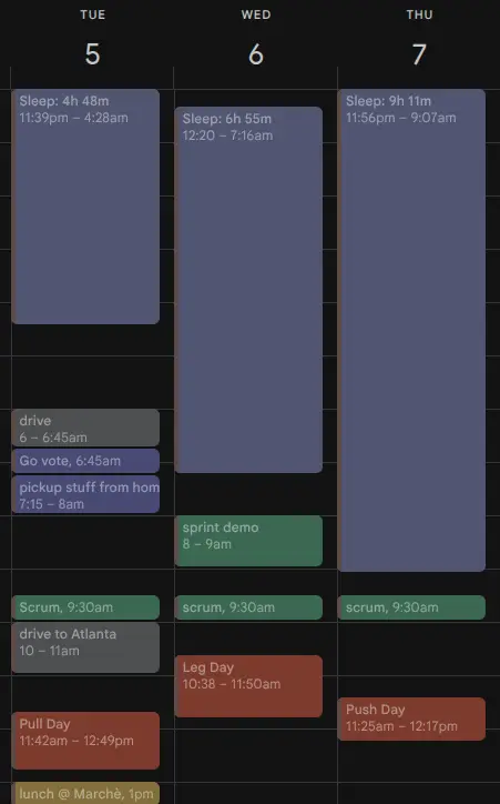 Circadia: Your WHOOP Data, On Your Calendar